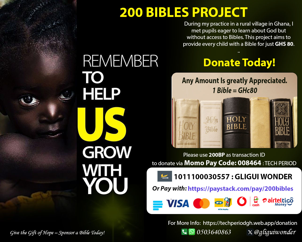 Bible Donation